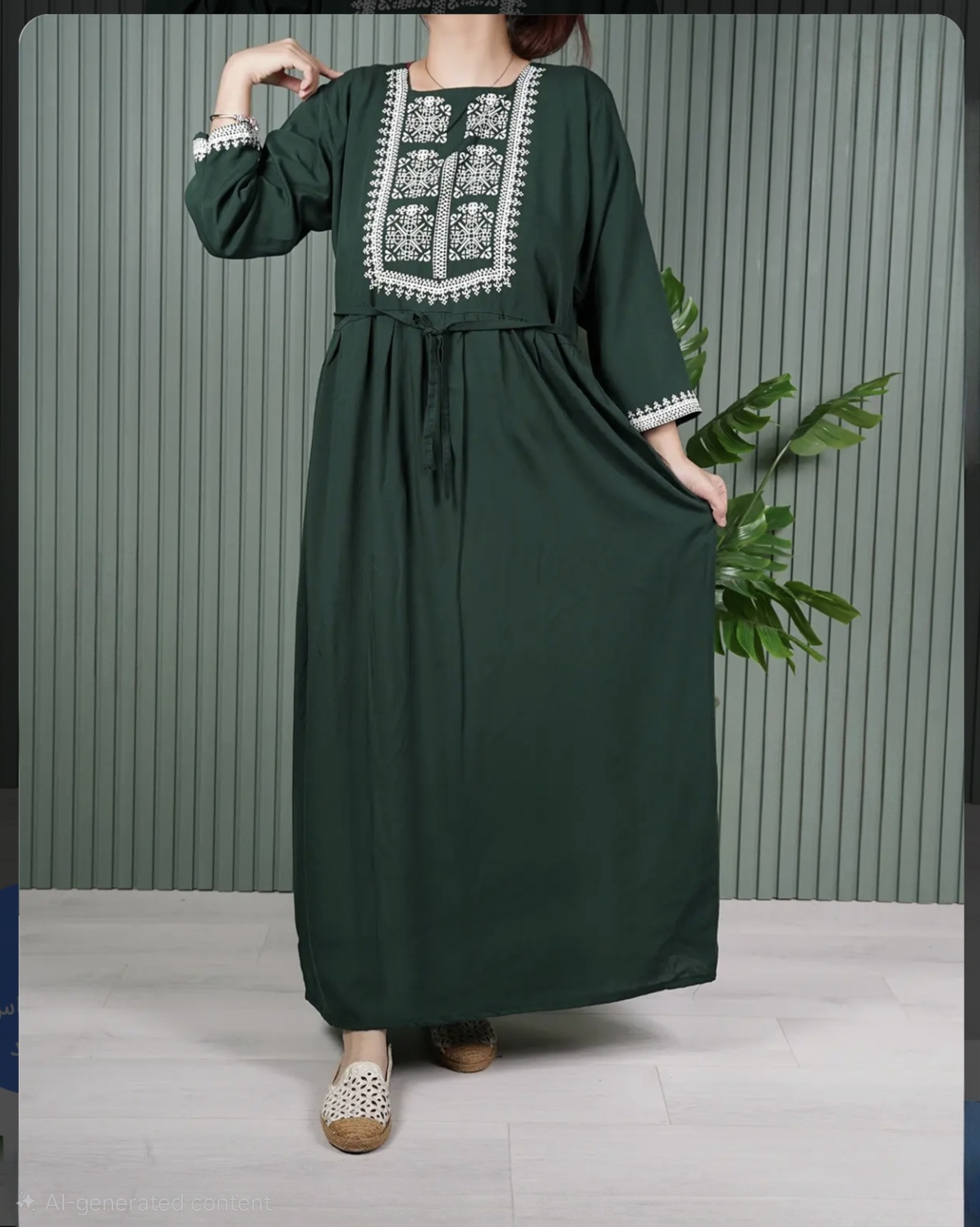 پیراهن نخی رویا